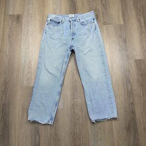 AGOLDE 90s Crop | Relaxed Straight Leg Jeans | Light Wash | Size 30 EUC ✨